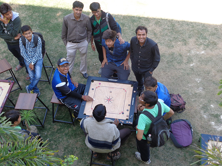 Amiraj College Students Carom Match