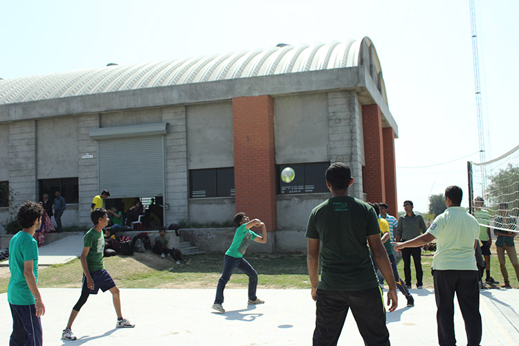 Volley Ball Competition at Amiraj College